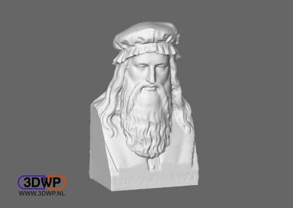 Leonardo Da Vinci Bust