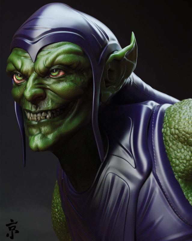 Green Goblin For 3d Print