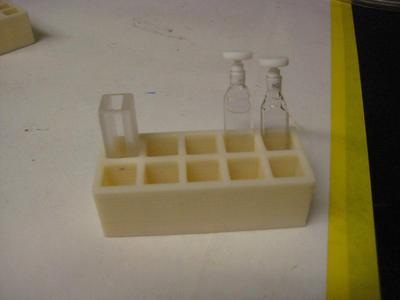 Customizable Cuvette/Vial Rack