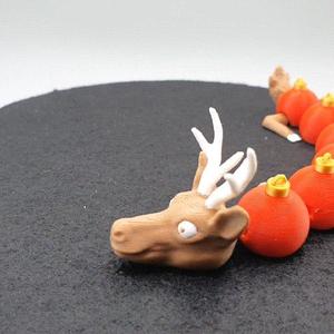 Flexible Ornament Deer Christmas Articulated Deer Dragon