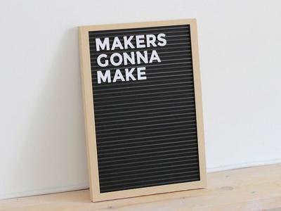 Letter Board – Fully 3D Printed