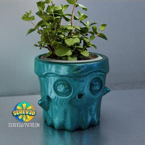 Boo Ghost – Flower Pot and Mini Container – 3D print STL and multicolor 3MF file