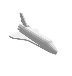 Low-poly Space Shuttle