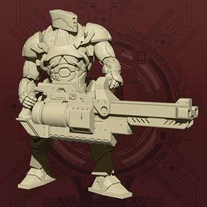 (Centauri) Elite Daemon – Heavy Weapon Pose
