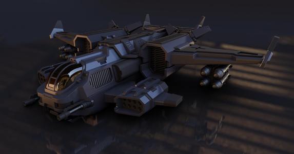 Dreadhawk Gunship – 5e