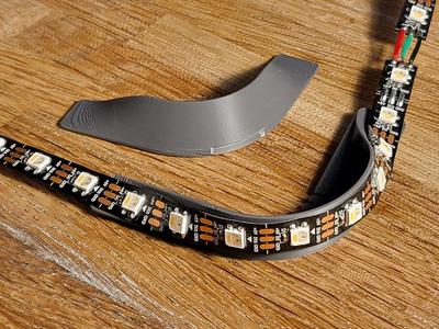 Ledstrip corner guide