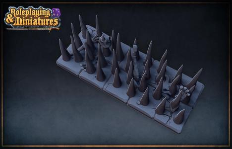 Spikes trap