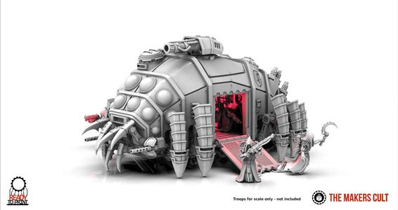 Dark Techno Isopodius Transport and Tank