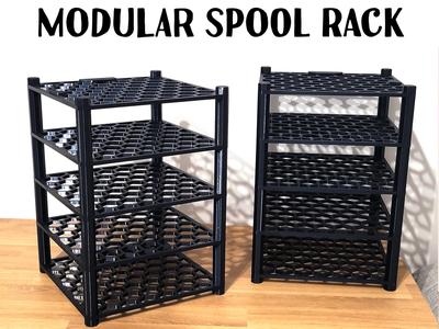 Modular spool rack