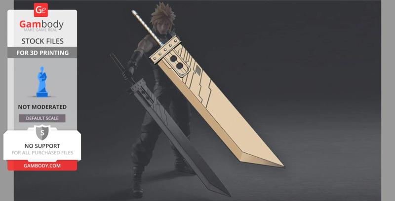 Buster Sword Cloud – Final Fantasy VII