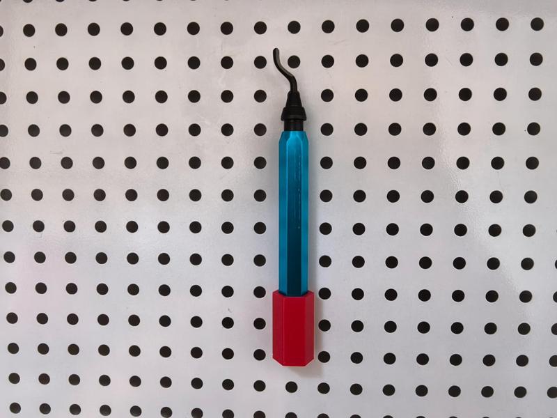 Pegboard trimming knife storage