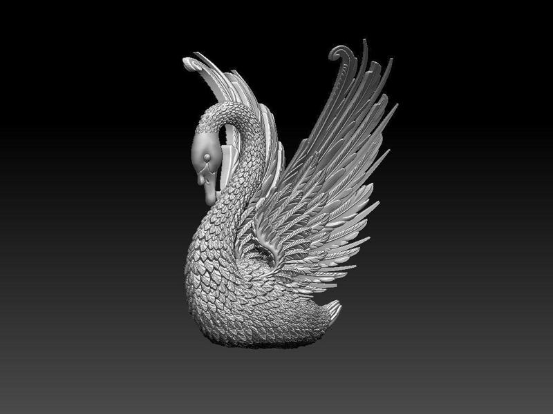 swan sculpture