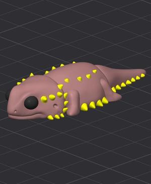 MiniMonster#5 Bearded Dragon Flexi Articulated