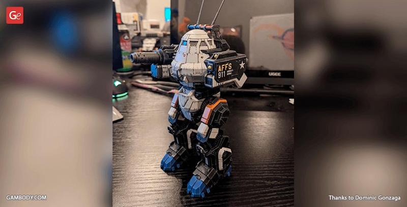MWO UrbanMech 3D Printing Model | Assembly + Action