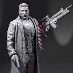 The Punisher 3D Printing Figurine | Assembly