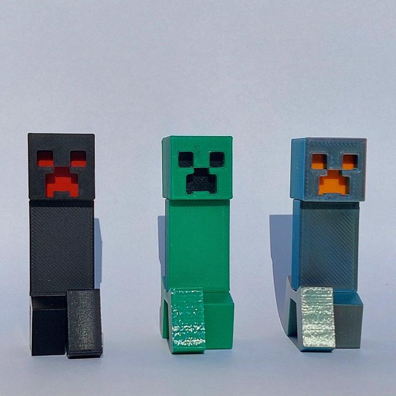Minecraft Creeper magnetic puzzle