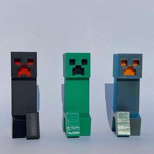 Minecraft Creeper magnetic puzzle