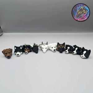 Dog Set 1 Heads and Straw Toppers