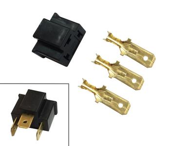 H4 Headlight connector adapter cover male plastic sheath H0518-3P / DJ7033-7.8-11 (updated)