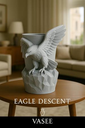 Vase Art – bird organizer pot with light elegance