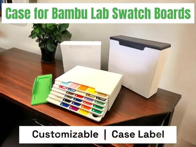 Bambu Swatch Board Case/Holder (Multiples sizes and layouts)