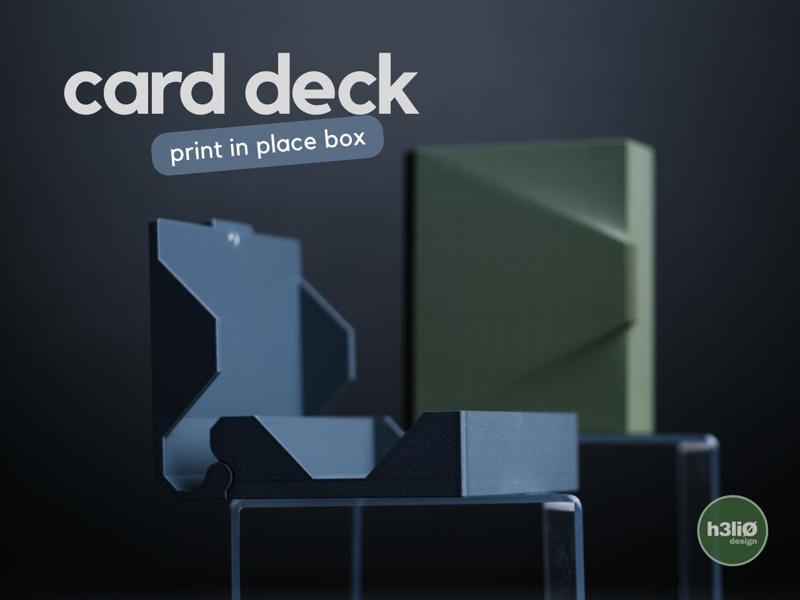 card deck · print in place box