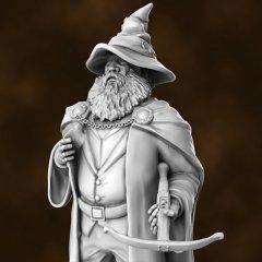 Mustrum Ridcully 3D Printing Figurine | Assembly