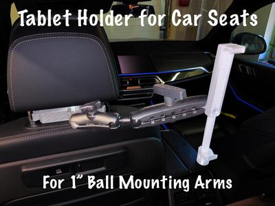 Universal Car Tablet Holder – 1″ Ball Arm Mount
