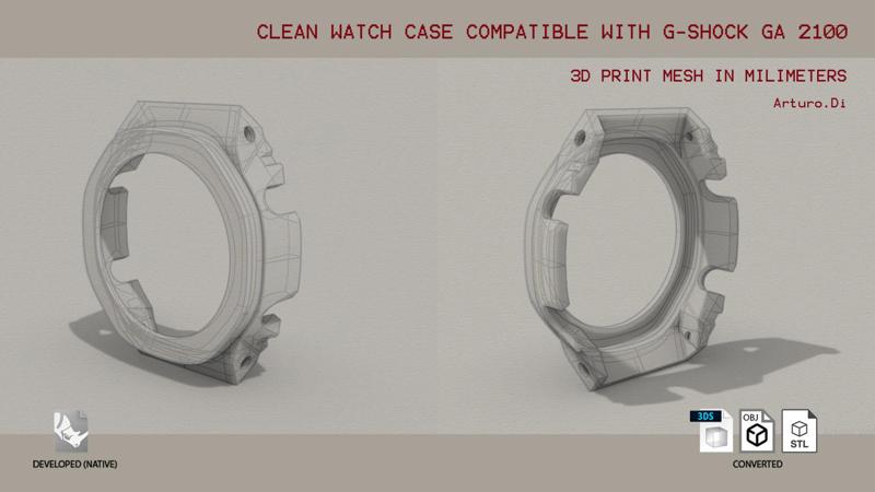 Clear Watch Case for CASIO GA-2100