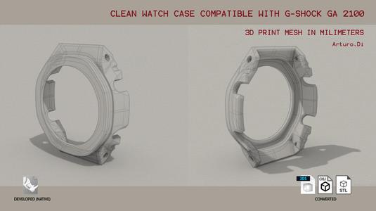 Clear Watch Case for CASIO GA-2100