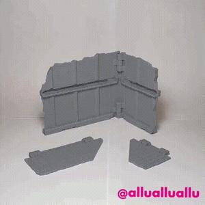 Folding Modular Terrain: City Ruins Set