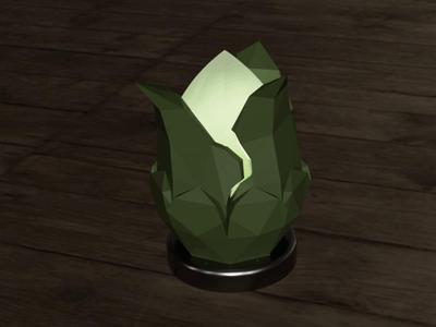 Giant Brightbloom Seed from Zelda : Tears of the Kingdom, Glows in the dark !