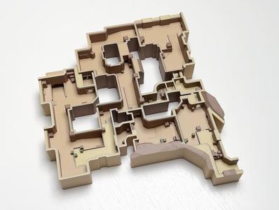 de_dust2/Dust II 3D Miniature