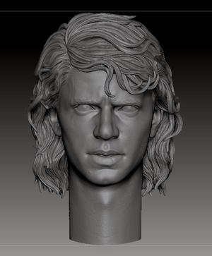 Anakin Skywalker – ROTS – Head Sculpt Files