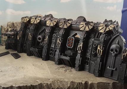 Gothic spaceship wreck A