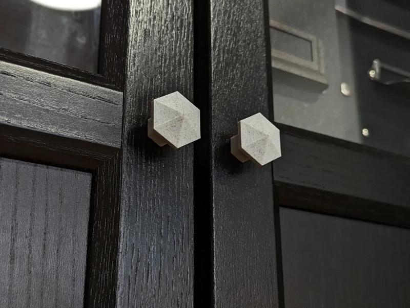 Hexagonal Cabinet Knob
