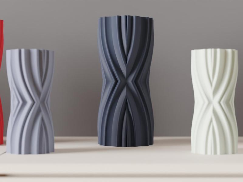 Modern Vase. Easy to Print Spiral Vase Mode