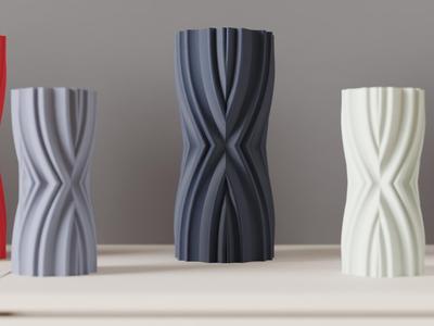Modern Vase. Easy to Print Spiral Vase Mode