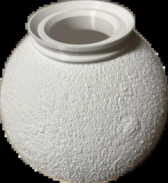 Adapter for 4 inch ceiling fan/light fixture and Solar System Lithophane collection using m75x4 thread.