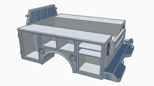 1/10 scale service bed (non-crane) fits CEN F450
