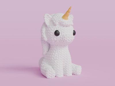 Knitted Unicorn