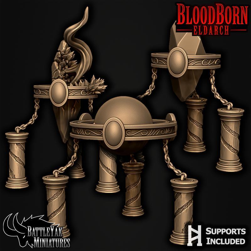 Bloodborn Eldarch Terrain & Customization Pack