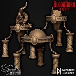 Bloodborn Eldarch Terrain & Customization Pack