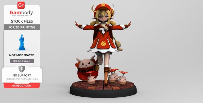 Klee Genshin 3D Printing Figurine