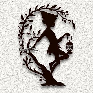 pixie fairy sprite tree lanter WALL ART HOME DECORl