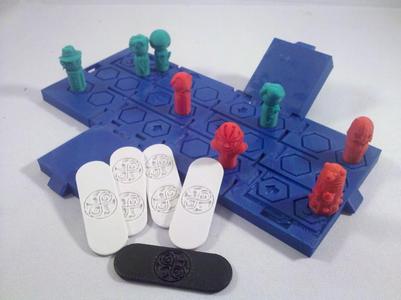 TARDIS Run board game – Print in one board
