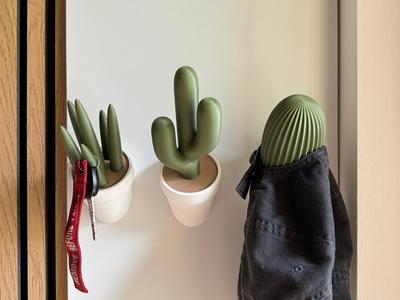 Cacthooks, a collection of wall hangers.