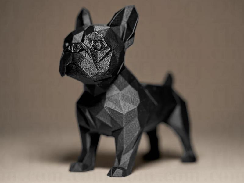 Geometric FRENCH BULLDOG Figurine