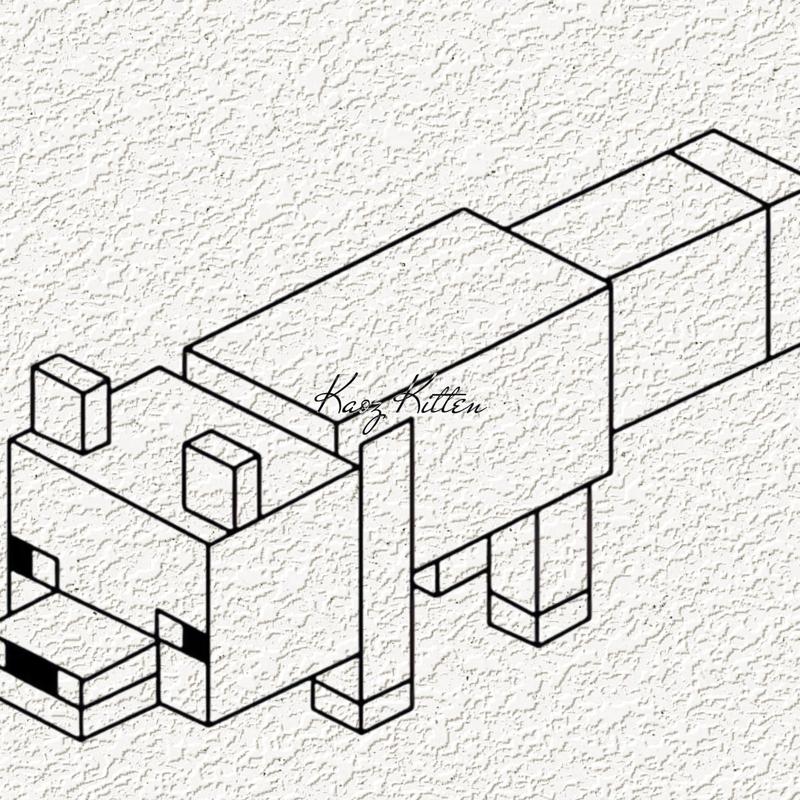 minecraft fox WALL ART