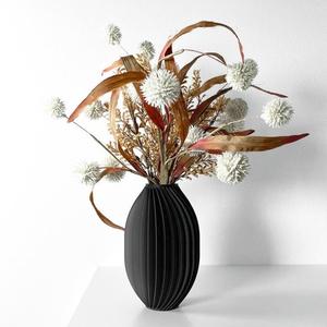 The Tivano Vase STL 3D Print File, Digital Download for 3D Printing, Home Decor Vase for Flowers and Plants